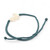 Cotton braided pendant bracelet, 'Adorable Rabbit' - Rabbit-Themed Hand-Carved Cotton Braided Pendant Bracelet