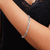 Sterling silver bangle bracelet, 'Ocean Waves' - Sterling silver bangle bracelet (image 2j) thumbail