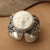 Sterling silver wrap ring, 'The Serene Moon' - Folk Art-Inspired Moon-Themed Sterling Silver Wrap Ring (image 2b) thumbail