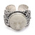 Sterling silver wrap ring, 'The Serene Moon' - Folk Art-Inspired Moon-Themed Sterling Silver Wrap Ring (image 2c) thumbail