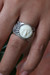Sterling silver wrap ring, 'The Serene Moon' - Folk Art-Inspired Moon-Themed Sterling Silver Wrap Ring (image 2i) thumbail