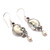 Multi-gemstone dangle earrings, 'Lunar Bali' - Balinese Moon-Themed 1-Carat Multi-Gemstone Dangle Earrings (image 2d) thumbail