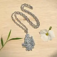 Sterling silver pendant necklace, 'Basuki Mind' - Balinese Folk Art-Inspired Basuki Dragon Pendant Necklace