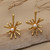 Gold-plated cultured pearl drop earrings, 'Pearly Splash' - 18k Gold-Plated Drop-Themed Cultured Pearl Drop Earrings (image 2) thumbail