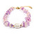 Gold-accented multi-gemstone beaded pendant bracelet, 'Galaxy Margarita' - Gold-Accented Rose Quartz Amethyst Cultured Pearl Bracelet (image 2e) thumbail