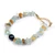 Gold-accented multi-gemstone beaded pendant bracelet, 'Galaxy Fantasy' - 18k Gold-Accented Citrine Aquamarine Pearl Pendant Bracelet thumbail