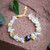 Gold-accented multi-gemstone beaded pendant bracelet, 'Galaxy Fantasy' - 18k Gold-Accented Citrine Aquamarine Pearl Pendant Bracelet (image 2c) thumbail