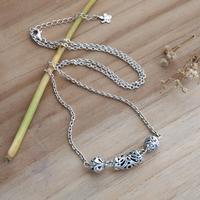 Sterling silver pendant necklace, 'Bubble Love' - Sterling Silver Pendant Necklace with Openwork Accents