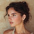 Gold-plated hoop earrings, 'Glowing Essentials' - 18k Gold-Plated Brass Hoop Earrings with Lustrous Finish (image 2b) thumbail
