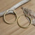 Gold-plated hoop earrings, 'Glowing Essentials' - 18k Gold-Plated Brass Hoop Earrings with Lustrous Finish (image 2c) thumbail