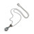 Blue topaz pendant necklace, 'Sea Call' - Balinese-Inspired 6-Carat Pear Blue Topaz Pendant Necklace thumbail
