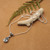 Blue topaz pendant necklace, 'Sea Call' - Balinese-Inspired 6-Carat Pear Blue Topaz Pendant Necklace (image 2f) thumbail