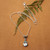 Blue topaz pendant necklace, 'Sea Call' - Balinese-Inspired 6-Carat Pear Blue Topaz Pendant Necklace (image 2g) thumbail
