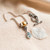 Gold-accented blue topaz pendant necklace, 'Sun and Ice' - Gold-Accented Blue Topaz Pendant Necklace with Popcorn Chain (image 2) thumbail