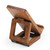 Wood phone holder, 'Thriving Modernity' - Nature-Themed Foldable Brown Jempinis Wood Phone Holder (image 2d) thumbail