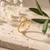 Gold-plated wrap ring, 'Embrace the Glow' - 18k Gold-Plated Brass Wrap Ring with Openwork Accent (image 2g) thumbail