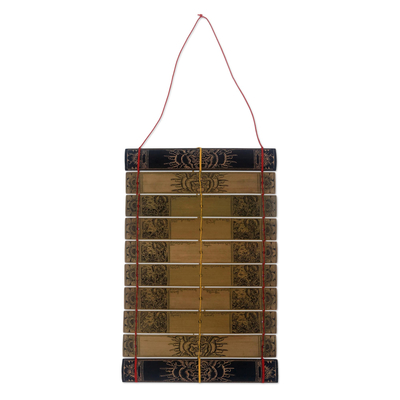 'The Gods,' Balinese calendar - Handcrafted Palm Leaf Wall Hanging