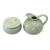 Ceramic sugar bowl and creamer, 'Dragonfly Fancy' - Ceramic Sugar Bowl and Creamer Set (image 2a) thumbail