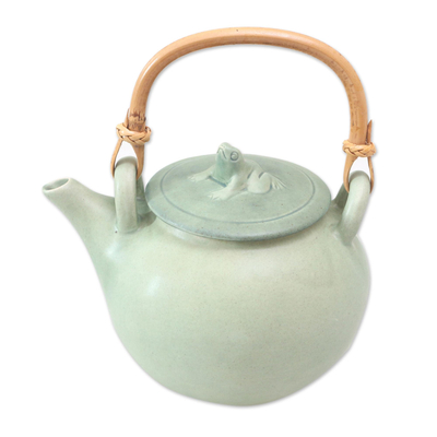 frog teapot