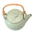 Ceramic teapot, 'Landing' - Green Ceramic Teapot Handmade in Indonesia (image 2d) thumbail