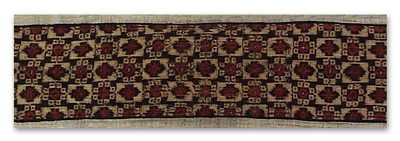Wandbehang aus Baumwoll-Ikat - Handgewebter Ikat-Wandteppich