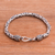 Sterling silver chain bracelet, 'Prambanan' - Women's Handmade Sterling Silver Chain Bracelet (image 2c) thumbail