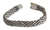 Men's sterling silver bracelet, 'Intermezzo' - Men's Sterling Silver Wristband Bracelet (image 2a) thumbail