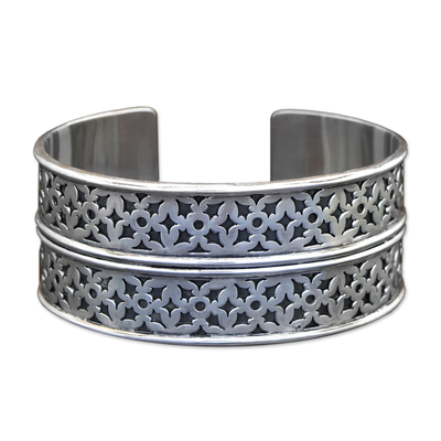 Armband „Bima“ – handgefertigtes Manschettenarmband aus Sterlingsilber