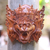Wood mask, 'Heroic Monkey' - Balinese Cultural Wood Hanuman Monkey Deity Mask  (image 2) thumbail