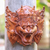 Wood mask, 'Heroic Monkey' - Balinese Cultural Wood Hanuman Monkey Deity Mask  (image 2b) thumbail