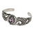 Amethyst cuff bracelet, 'Regal Ivy' - Amethyst and Sterling Silver Cuff Bracelet (image 2d) thumbail