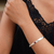 Garnet cuff bracelet, 'Eye of Beauty' - Garnet Sterling Silver Cuff Bracelet from Indonesia
