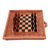 Wood chess set, 'Gods of War' - Wood chess set (image 2c) thumbail