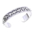 Sterling silver cuff bracelet, 'Lucky Stars' - Sterling Silver Star Motif Cuff Bracelet from Bali thumbail