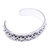 Sterling silver cuff bracelet, 'Lucky Stars' - Sterling Silver Star Motif Cuff Bracelet from Bali