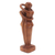 Wood statuette, 'Hold Me Tight' - Romantic Wood Statuette (image 2b) thumbail