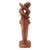 Wood statuette, 'Hold Me Tight' - Romantic Wood Statuette (image 2c) thumbail