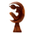 Wood statuette, 'The Moon Goddess II' - Suar Wood Statuette (image 2b) thumbail