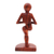 Wood statuette, 'Single Prop Yoga' - Handcrafted Wood Sculpture (image 2f) thumbail