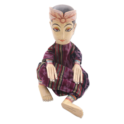 Wood display doll, 'Mr Bali' - Wood display doll