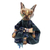 Wood display doll, 'Mystery Cat' - Wood and Cotton Decorative Display Doll (image 2e) thumbail