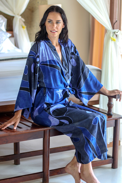 Robe aus Rayon-Batik
