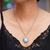 Turquoise necklace, 'Ocean Eye' - Turquoise necklace (image 2j) thumbail