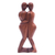 Wood sculpture, 'Happy Family' - Suar Wood Sculpture (image 2b) thumbail