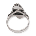 Carnelian ring, 'Fire and Courage' - Sterling Silver and Carnelian Ring