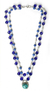 Pearl and lapis pendant necklace, 'Ocean Moods' - Lapis Lazuli Sterling Silver Pendant Necklace