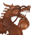 Wood relief panel, 'Winged Fire Dragon' - Unique Wood Relief Panel (image 2b) thumbail