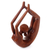 Wood sculpture, 'Lithe Gymnast' - Wood sculpture (image 2c) thumbail