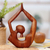 Wood sculpture, 'Lithe Gymnast' - Wood sculpture (image 2j) thumbail