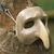 Wood mask, 'Long Nosed Clown' - Wood mask